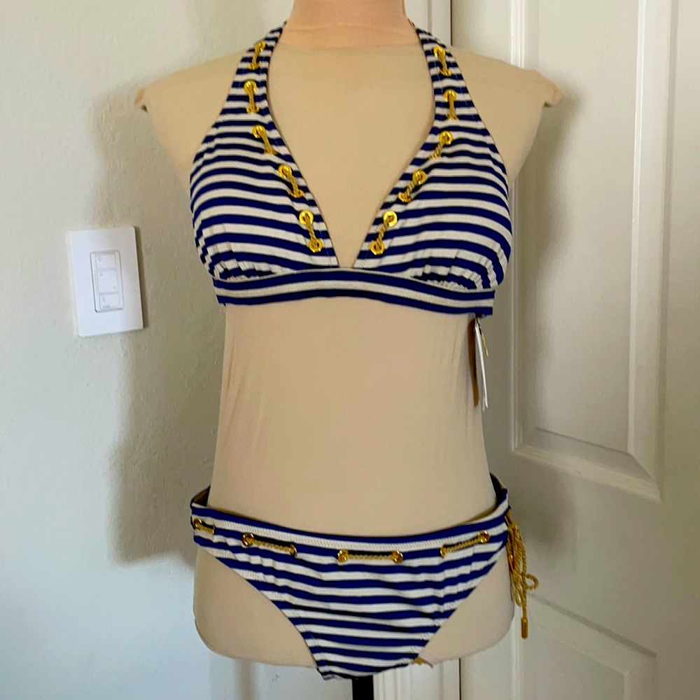 Jessica Simpson Marine bikini set